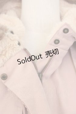 画像4: axes femme / 裏キルトモッズコート M ピンク T-26-01-18-020-AX-CO-SA-ZTC038