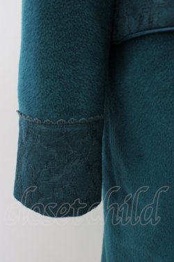 画像4: axes femme / レース襟チェスターコート  グリーン T-26-01-18-021-AX-CO-SA-ZT
