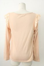 画像2: axes femme / レース使いプルオーバー M ピンク T-26-01-21-003-AX-TO-SA-ZT566 (2)
