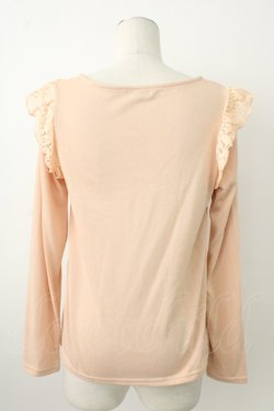 画像2: axes femme / レース使いプルオーバー M ピンク T-26-01-21-003-AX-TO-SA-ZT