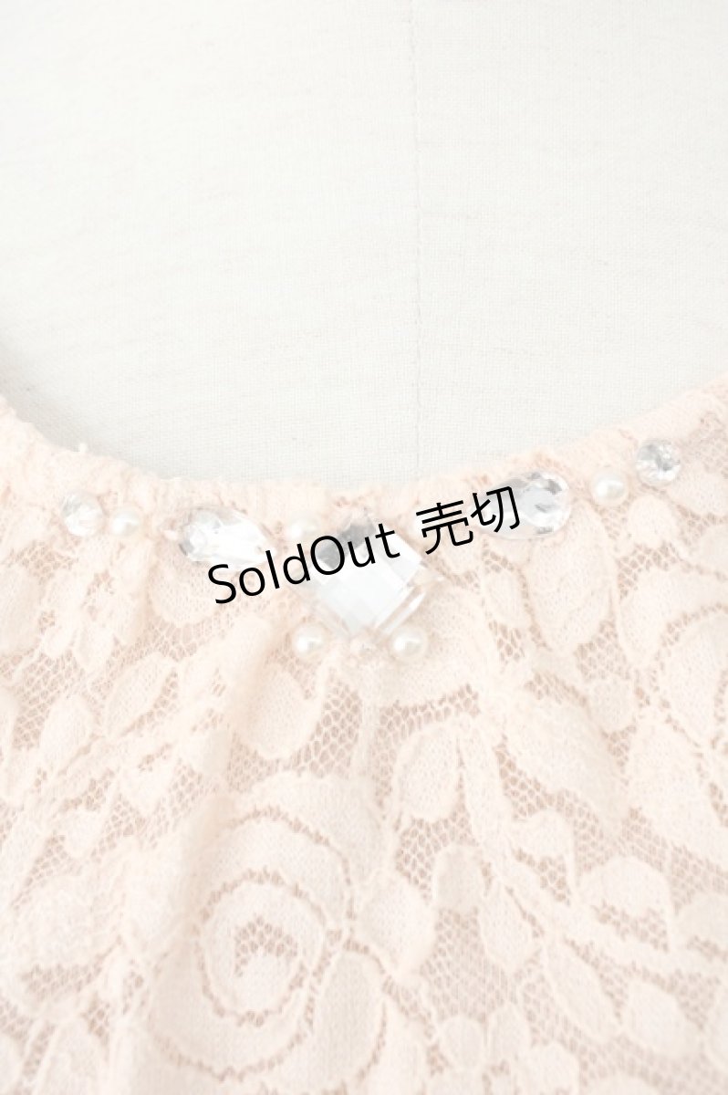 画像3: axes femme / レース使いプルオーバー M ピンク T-26-01-21-003-AX-TO-SA-ZT566 (3)