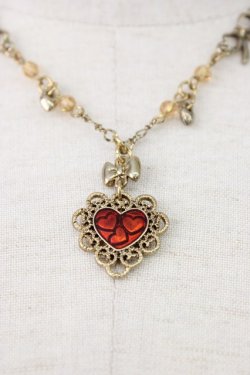 画像3: axes femme / ハートＸリボンネックレス  ゴールド T-26-01-21-032-AX-AC-SA-ZT