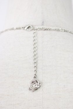 画像4: axes femme / 時計ハートモチーフネックレス  青Ｘシルバー T-26-01-21-035-AX-AC-SA-ZT