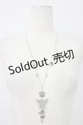 axes femme / 蝶々つなぎロングネックレス  シルバー T-26-01-21-036-AX-AC-SA-ZT