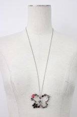 画像1: axes femme / 蝶枠モチーフネックレス  シルバー T-26-01-21-037-AX-AC-SA-ZT394F006 (1)
