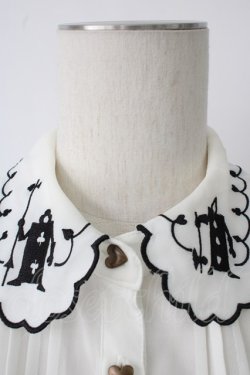 画像4: axes femme POETIQUE / ふしぎの国のアリス/ブラウス M ホワイト T-26-01-21-001-AX-BL-SA-ZT