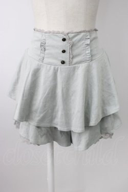 画像1: axes femme POETIQUE / スエード風キュロット  サックスグレー T-26-01-21-013-AX-PA-SA-ZT