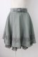 画像1: axes femme / 裾フリルスカート M グリーン T-26-01-21-014-AX-SK-SA-ZT (1)