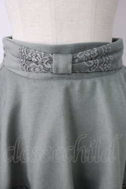 画像4: axes femme / 裾フリルスカート M グリーン T-26-01-21-014-AX-SK-SA-ZT