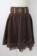 画像1: axes femme POETIQUE / ナポレオン風ストライプスカート  ブラウン T-26-01-21-016-AX-SK-SA-ZT (1)