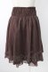 画像2: axes femme POETIQUE / ナポレオン風ストライプスカート  ブラウン T-26-01-21-016-AX-SK-SA-ZT (2)