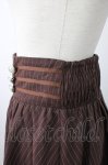 画像4: axes femme POETIQUE / ナポレオン風ストライプスカート  ブラウン T-26-01-21-016-AX-SK-SA-ZH (4)