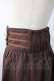 画像4: axes femme POETIQUE / ナポレオン風ストライプスカート  ブラウン T-26-01-21-016-AX-SK-SA-ZT (4)