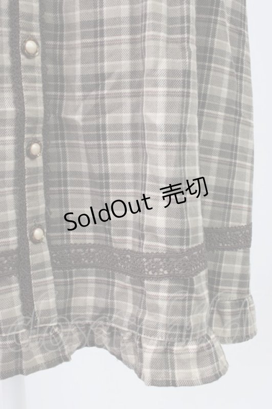 画像4: axes femme / チェック柄2wayロングスカート  ブラウン T-26-01-21-017-AX-SK-SA-ZT552 (4)