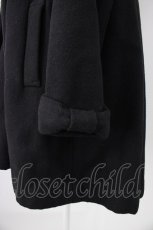 画像4: axes femme / BackフリルAラインコート M ブラック T-26-01-21-018-AX-CO-SA-ZTC035 (4)