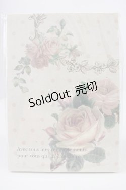 画像1: axes femme / ローズ柄ノート  キナリ T-26-01-21-023-AX-ZA-SA-ZT