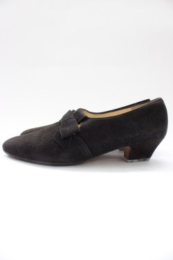 画像3: INGEBORG / スウェードパンプス LL ブラック T-26-01-21-027-LO-SH-SA-ZT