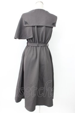 画像2: axes femme / トレンチアシメジャンスカ  チャコール T-26-01-25-003-AX-OP-SA-ZT