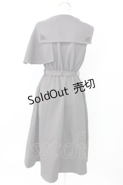 画像2: axes femme / トレンチアシメジャンスカ  チャコール T-26-01-25-003-AX-OP-SA-ZT559