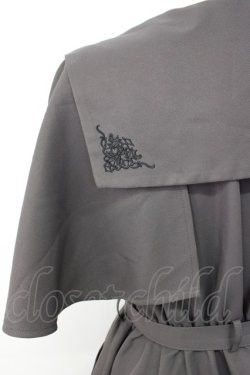 画像3: axes femme / トレンチアシメジャンスカ  チャコール T-26-01-25-003-AX-OP-SA-ZT