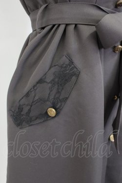 画像4: axes femme / トレンチアシメジャンスカ  チャコール T-26-01-25-003-AX-OP-SA-ZT