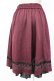 画像2: axes femme / レースアップフレアスカート  ワイン T-26-01-25-004-AX-SK-SA-ZT (2)
