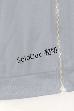 画像3: axes femme / パールフラワー刺繍パーカー M ネイビー T-26-01-25-002-AX-TO-SA-ZT