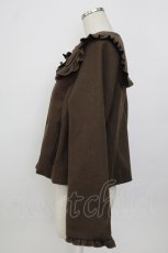 画像3: m petit by misako / セーラー襟ショートコート M ブラウン T-26-01-26-024-LO-CO-SA-ZTC012 (3)