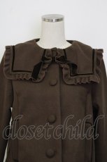 画像4: m petit by misako / セーラー襟ショートコート M ブラウン T-26-01-26-024-LO-CO-SA-ZTC012 (4)