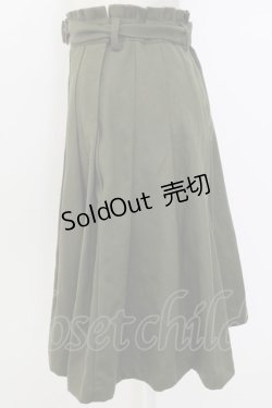 画像4: F&A / ベルト付きプリーツスカート  グリーン T-26-01-26-033-LO-SK-SA-ZT