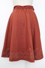 画像2: F&A / サイドボタンポケットスカート  ブラウン T-26-01-26-035-LO-SK-SA-ZT561 (2)