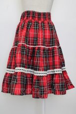 画像2: Eri Aino's Collection / シャーロットの水曜日スカート S 赤チェック T-26-01-26-036-LO-SK-SA-ZT561 (2)