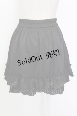 画像2: axes femme POETIQUE / フリルショートパンツ  黒 T-26-01-26-039-AX-PA-SA-ZT