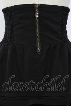 画像4: axes femme POETIQUE / ハイウエストティアードスカート  黒 T-26-01-26-040-AX-SK-SA-ZT