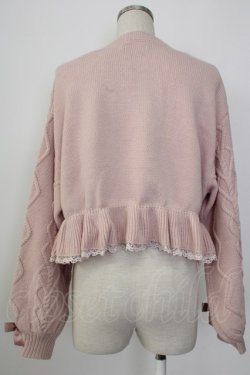 画像2: MA*RS / パールボタンニットカーディガン  ピンク T-26-01-26-005-EL-TO-SA-ZT