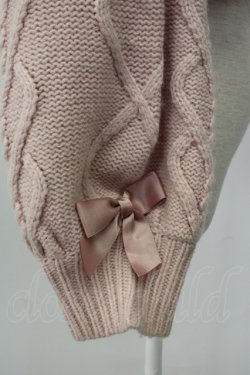 画像4: MA*RS / パールボタンニットカーディガン  ピンク T-26-01-26-005-EL-TO-SA-ZT