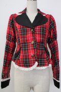 Eri Aino's Collection / シャーロットの水曜日ジャケット S 赤チェック T-26-01-26-006-LO-JA-SA-ZT