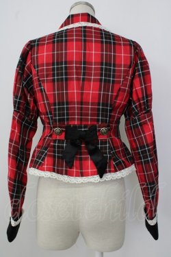 画像2: Eri Aino's Collection / シャーロットの水曜日ジャケット S 赤チェック T-26-01-26-006-LO-JA-SA-ZT