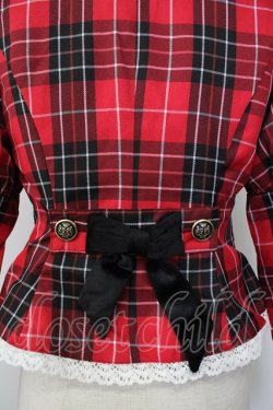 画像4: Eri Aino's Collection / シャーロットの水曜日ジャケット S 赤チェック T-26-01-26-006-LO-JA-SA-ZT