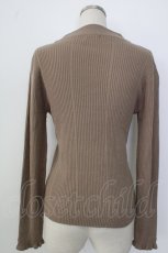 画像2: axes femme / バラボトルネックニットプルオーバー  ブラウン T-26-01-26-007-AX-TO-SA-ZT561 (2)