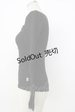 画像3: Katie / UNDER PRETTIESトップス  黒 T-26-01-26-008-LO-TO-SA-ZT