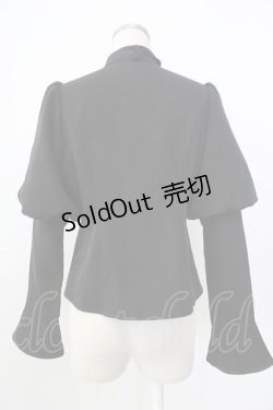 画像2: EATME / マトンスリーブブラウス  黒 T-26-01-26-009-LO-BL-SA-ZT