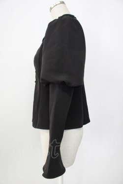 画像3: EATME / マトンスリーブブラウス  黒 T-26-01-26-009-LO-BL-SA-ZT