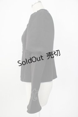 画像3: EATME / マトンスリーブブラウス  黒 T-26-01-26-009-LO-BL-SA-ZT