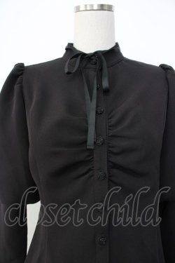 画像4: EATME / マトンスリーブブラウス  黒 T-26-01-26-009-LO-BL-SA-ZT