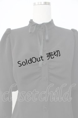 画像4: EATME / マトンスリーブブラウス  黒 T-26-01-26-009-LO-BL-SA-ZT