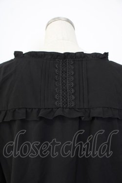 画像6: axes femme / 20th/フリルブラウス  ブラック T-26-01-26-012-AX-BL-SA-ZT