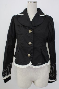 画像1: Eri Aino's Collection / シャーロットの水曜日ジャケット S 黒 T-26-01-26-015-LO-JA-SA-ZT