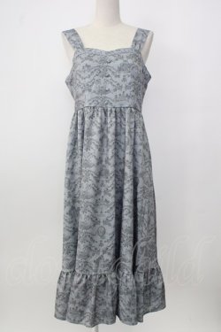 画像1: m petit by misako / NINA'Sトワルドジュイジャンパースカート L グレー T-26-01-26-018-LO-OP-SA-ZT