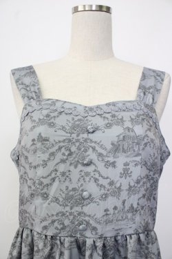 画像4: m petit by misako / NINA'Sトワルドジュイジャンパースカート L グレー T-26-01-26-018-LO-OP-SA-ZT